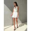 Women Sleeveless Button Vest + Pleated Shorts Set New Summer Tops Two-Piece Suit For Women