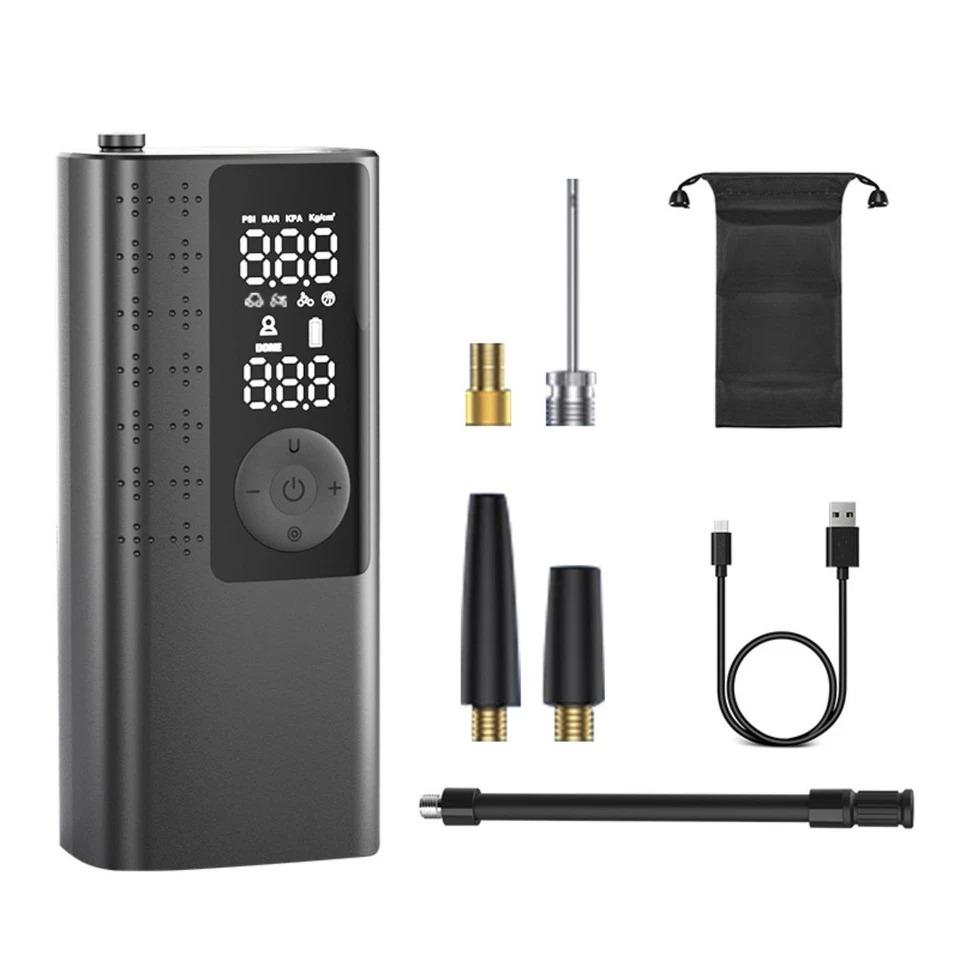 

Car Air Pump Tire Inflator Portable Compressor Digital Cordless Car Tire Inflator for Motorcycle Bike Ball