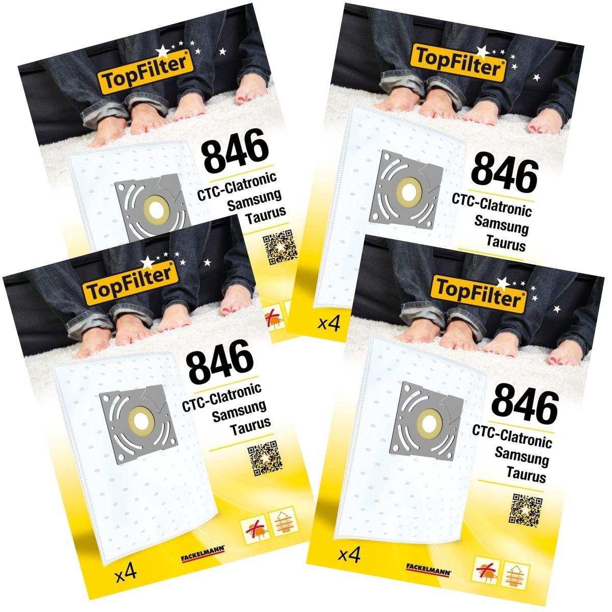 

Набор из 4 упаковок по 4 мешка для пылесоса 64846 Tornado и Samsung TopFilter Premium ref. 9997550