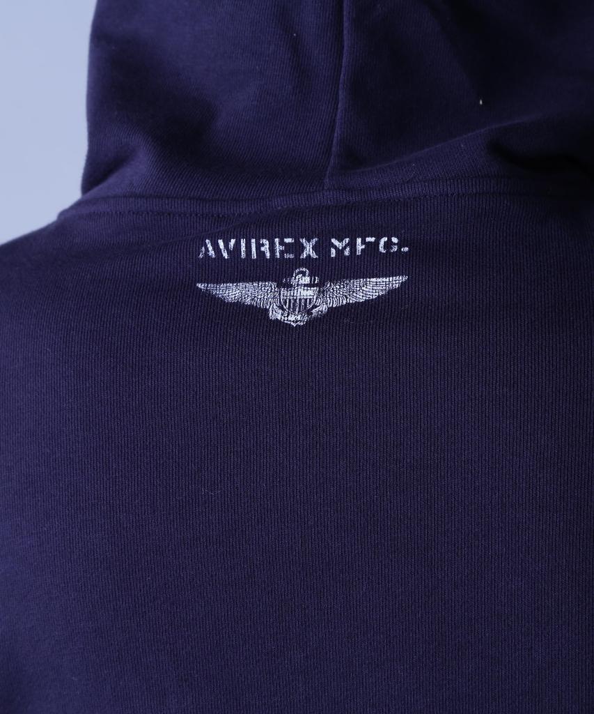 Avirex NAVAL PULLOVER Size PARK, Men's, M, 120, Navy, 783-3931008