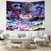 Digital Circus Adventure Tapestry, Unique Design Tapestry, Wall Decor for Bedroom,Livingroom, Playroom,Heartwarming Fan Holiday Gifts