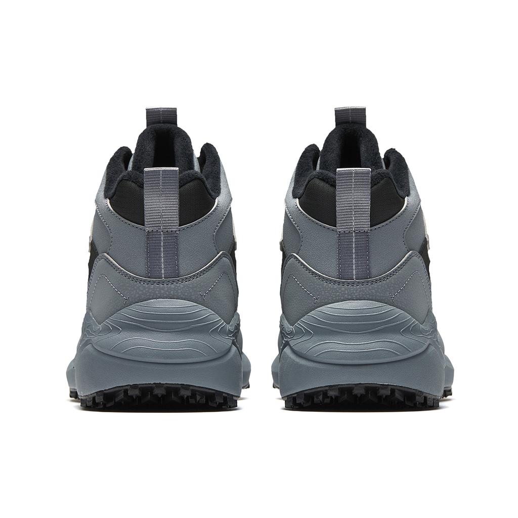 Anta Tazhou Synthetic Leather Fabric Shock Absorption Non-Slip Casual Fashion Men Sneaker Rain-Gray Basic-Black 912548922-4