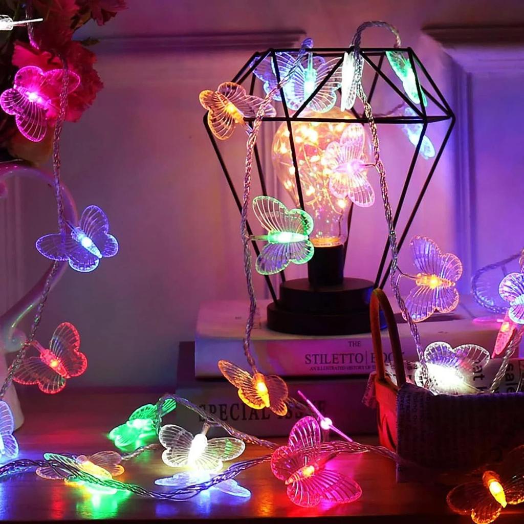 Butterfly Lights for Decoration - 4 Meter, 14 Led Lights for Decorations, Decorative Light for Home Decoration