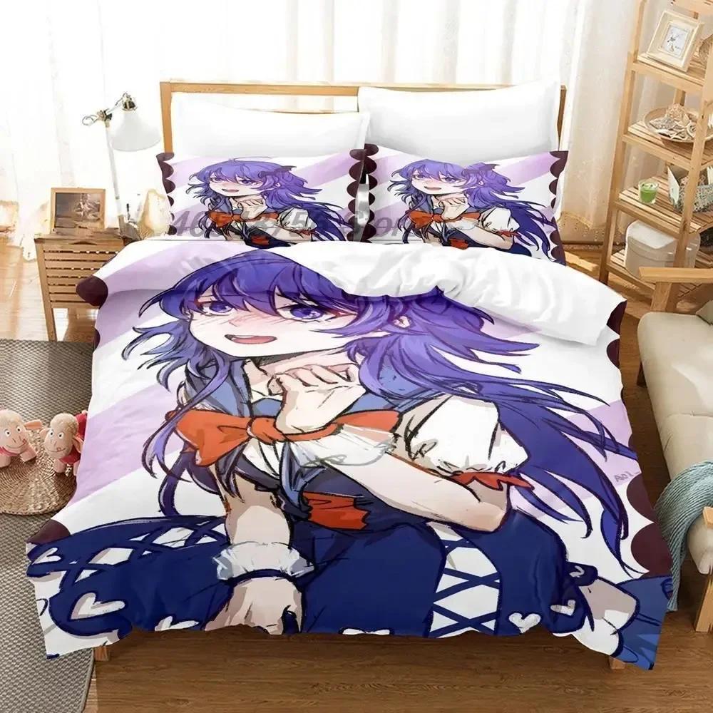 Anime Welcome To Demon Schol! Iruma-kun Beding Set Print With Pilowcase Bed Soft Duvet Cover Single Double Quen Super King-Sized Dimensionsd Dimension