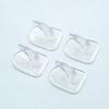 30pcs Transparent Acrylic Adhesive Hooks  No-Drill Strong Hooks For Bathrooms Kitchens Multi-Functional  Hooks