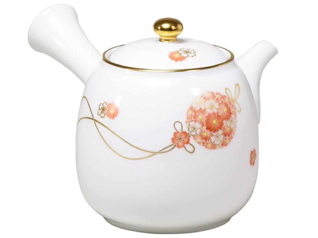 Okura Touen Hanamari Teapot, Approx. 525cc, Made In Japan, 49B/3221