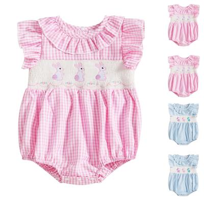 Clothing Baby Ruched Bubble Bodysuit Newborn Onesie Cute Bunny Toddler Summer Clothes