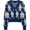 New MLB Knitwear Women's Marine Blue 3FKCM0331-10NYL