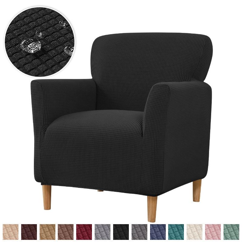 

Водонепроницаемый чехол для дивана из кукурузного зерна для домашнего интернет-кафе, чехол для дивана, стула, универсальный чехол для ванной, небольшой односпальный чехол для дивана 27*23*5cm чёрный