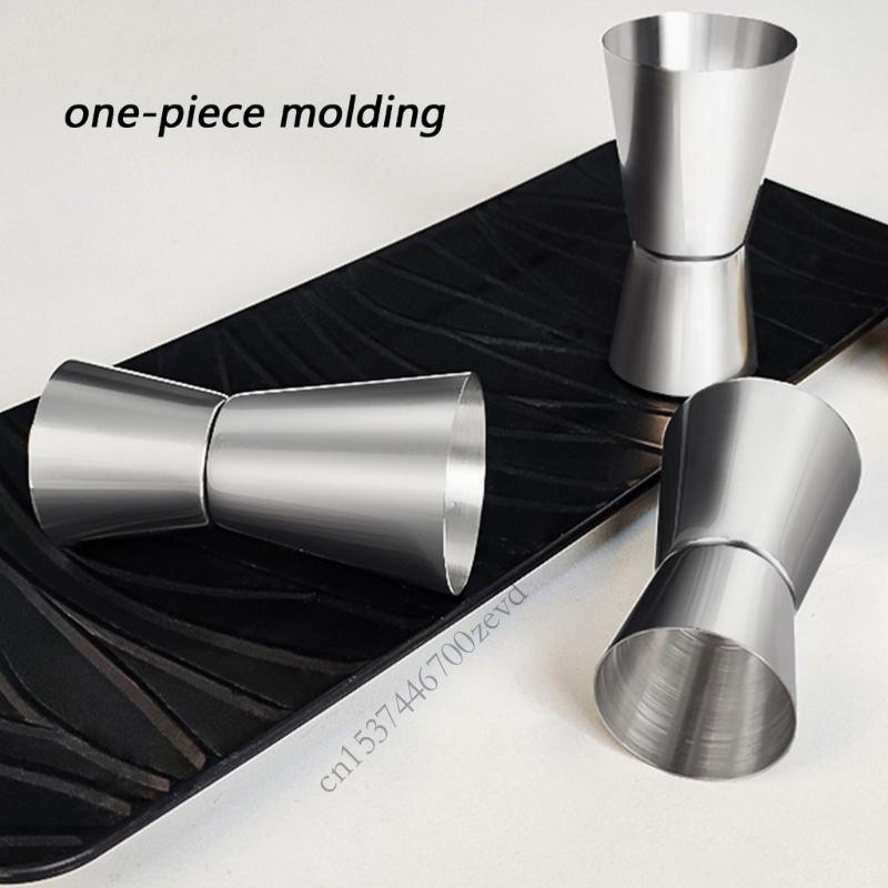Unchanging Steel Twin Head Measure 15ml 20ml 30ml 40ml Double Partial Measuring Cup For Bartending Baking Cooking P9YB