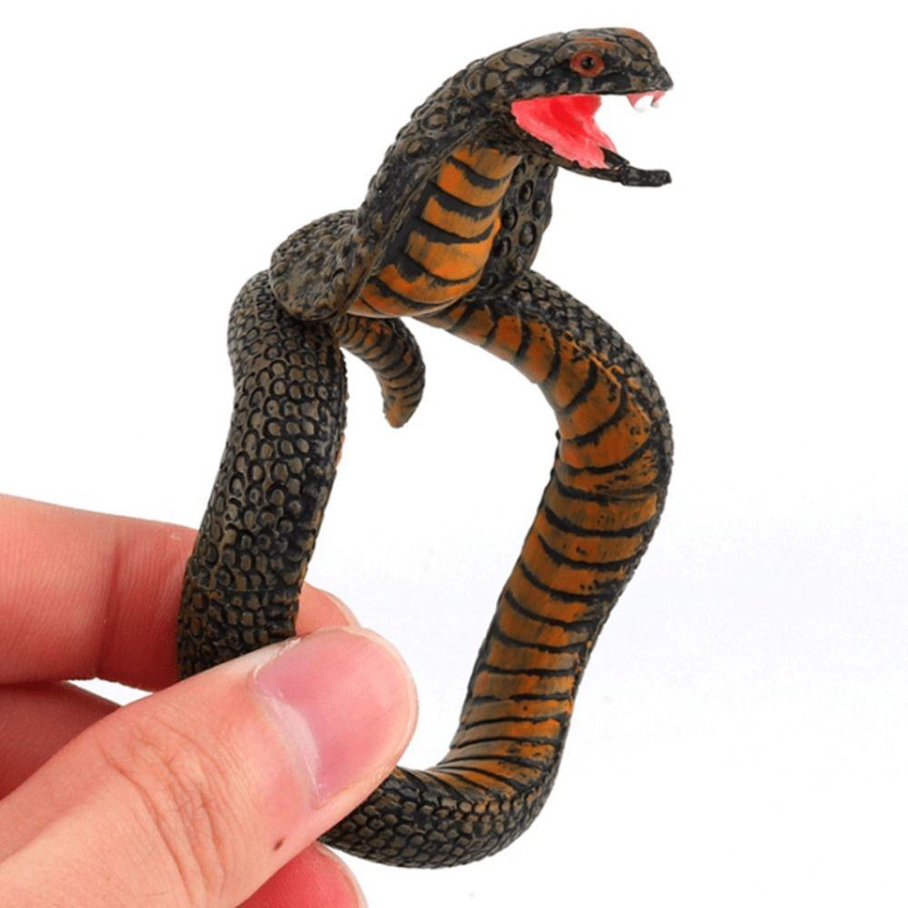 Fun Prank Cobra Python Gift For Friends Snake Tricky Toys Simulation Snake Simulation Animal Model