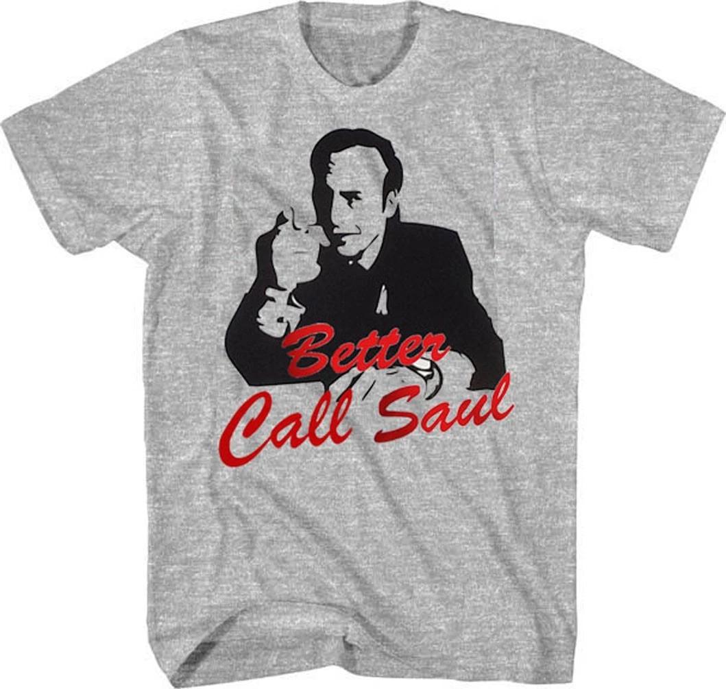 Better Call Saul Shirt T-Shirt Gear Gifts Merchandise Womens Mens Apparel Gray XL