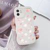 Flower Phone Case For iPhone 13 Case iPhone 11 12 14 15 16 Pro Max X XR XS MAX 7 8 Plus SE 0 Candy Color Silicone Soft Cover