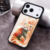 Red Panda Phone Case for iPhone 17 16 15 Pro Max Air 14 13 12 11 Plus Shockproof Capa Cover