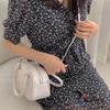 Enamel Mini Strap Tote Bag Leather Crossbody