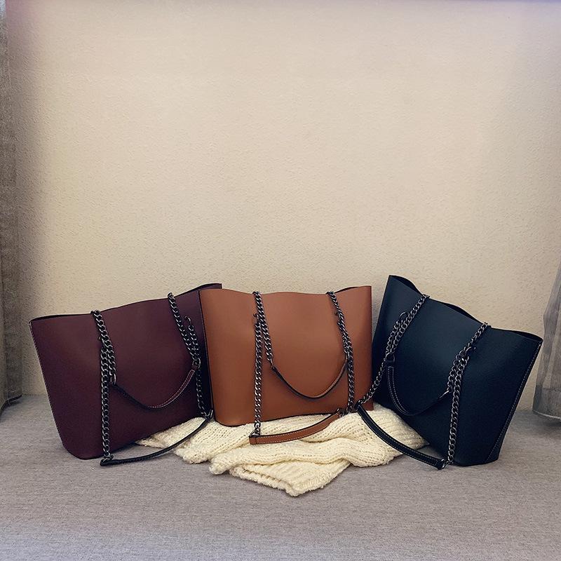 Women's 2025 Soft PU Large Capacity Crossbody Tote Shoulder Handbag - European & American Fashion