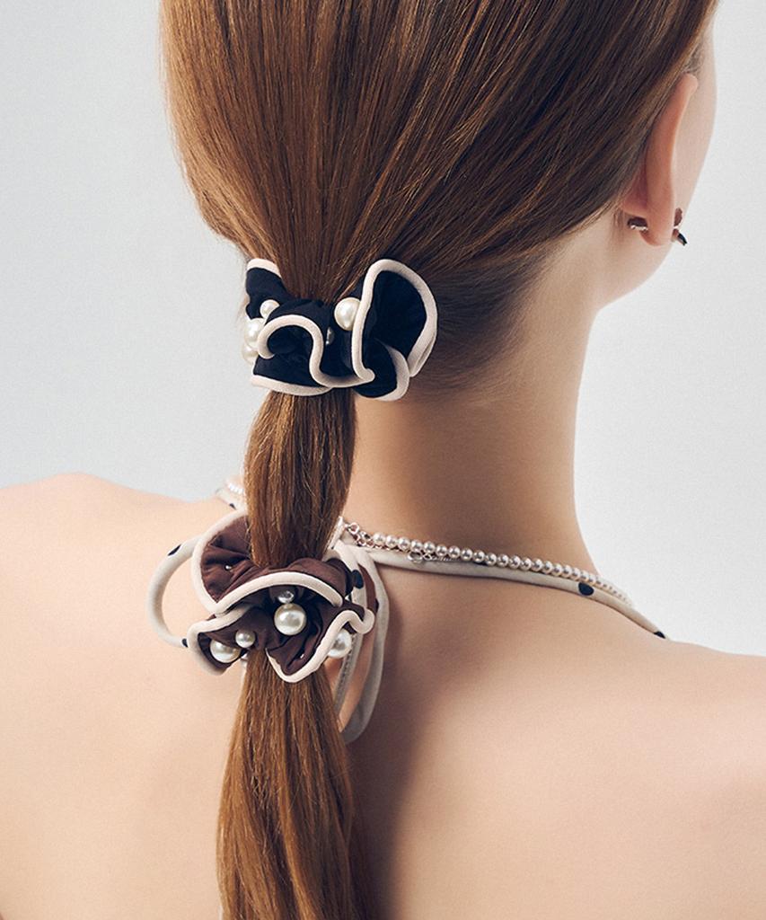 Dana Burton Pearl Dew Scrunchie
