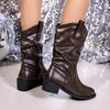 Mode Knöchel Damen Stiefel Spitzschuh Absatzschuhe Designer 2025 Winter Trend Neue Mode Klobige Chelsea Boots Sexy Pumps Frau Botas
