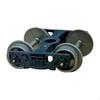 Model Trains Bogie Wheel 0.87inch Inner Width for 2.4cm Gauge Tracks Easily Install Maintenance
