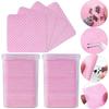 111Pcs Pink Lint-Free Nail Polish Remover Wipes UV Gel Glue Removal Cotton Pads for Manicure & Makeup Cleaning Tools