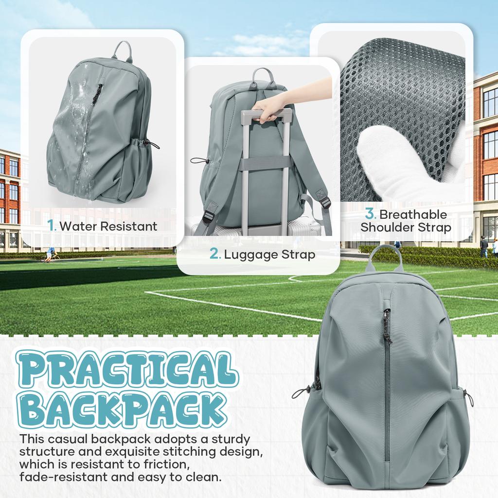 Large Capacity Backpack, Student Schoolbag, Campus Backpack, Daily Commuter Backpack, Men Women Fashionable Travel Backpacks