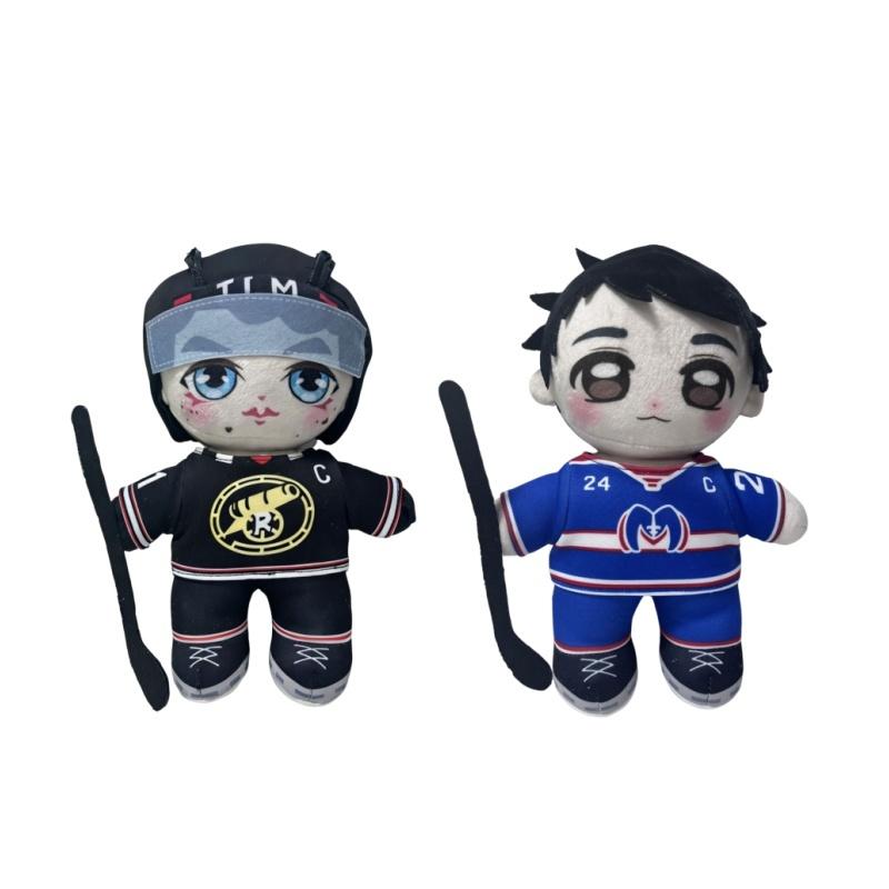 Movie TV Heated Rivalry Plush 25cm Couple Hollander Rozanov Plush Soft Stuffed Shane Ilya Plushie Pillow Doll Toy Fans Gift