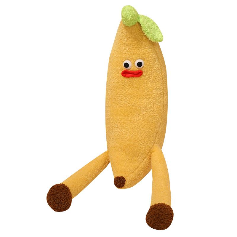 Creative Banana Throw Pillow Plush Toy Doll Fan Banana Doll Children Soothing Rag Doll Girl Birthday Gift