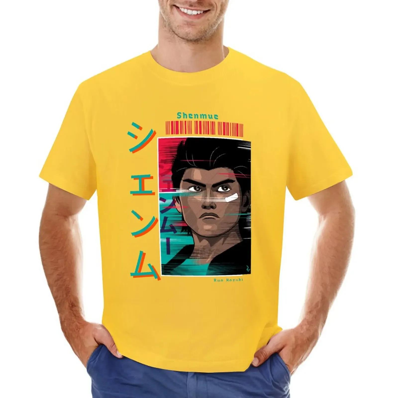 

New fashion heavyweight vintage Summer Round Ryo Hazuki - Shenmue T-shirt heavyweights graphics plus sizes designer t shirt men 4XL