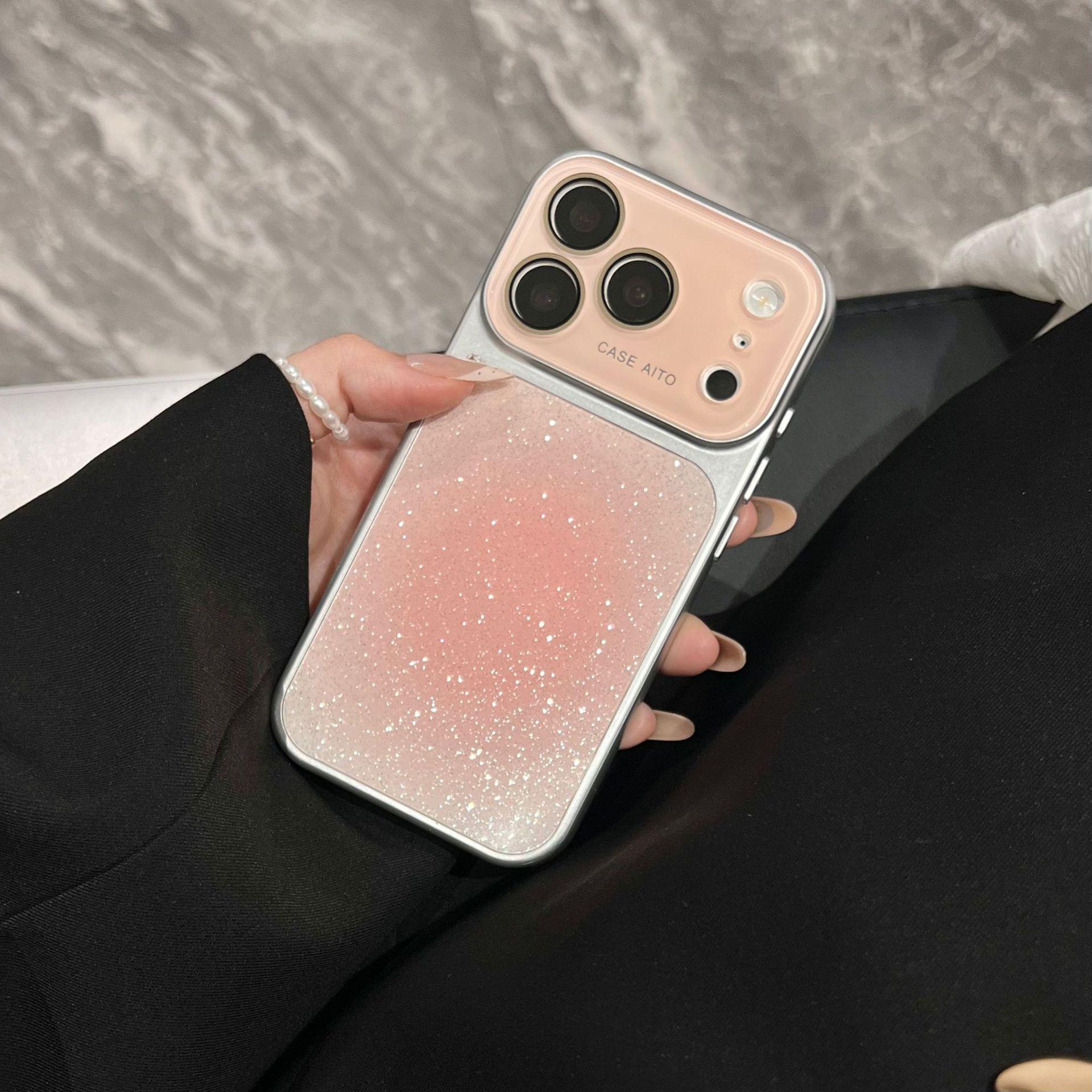 iPhone 17 Pro Max Glitter Gradient Case: Full Coverage for Apple 14/15/16 17 Pro Max