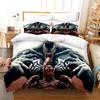 Venom Bedding Duvet Cover with Pillowcases, 3D Printed Bed Set, Microfiber Quilt Cover, Comforter, All People, 2 Pcs Set