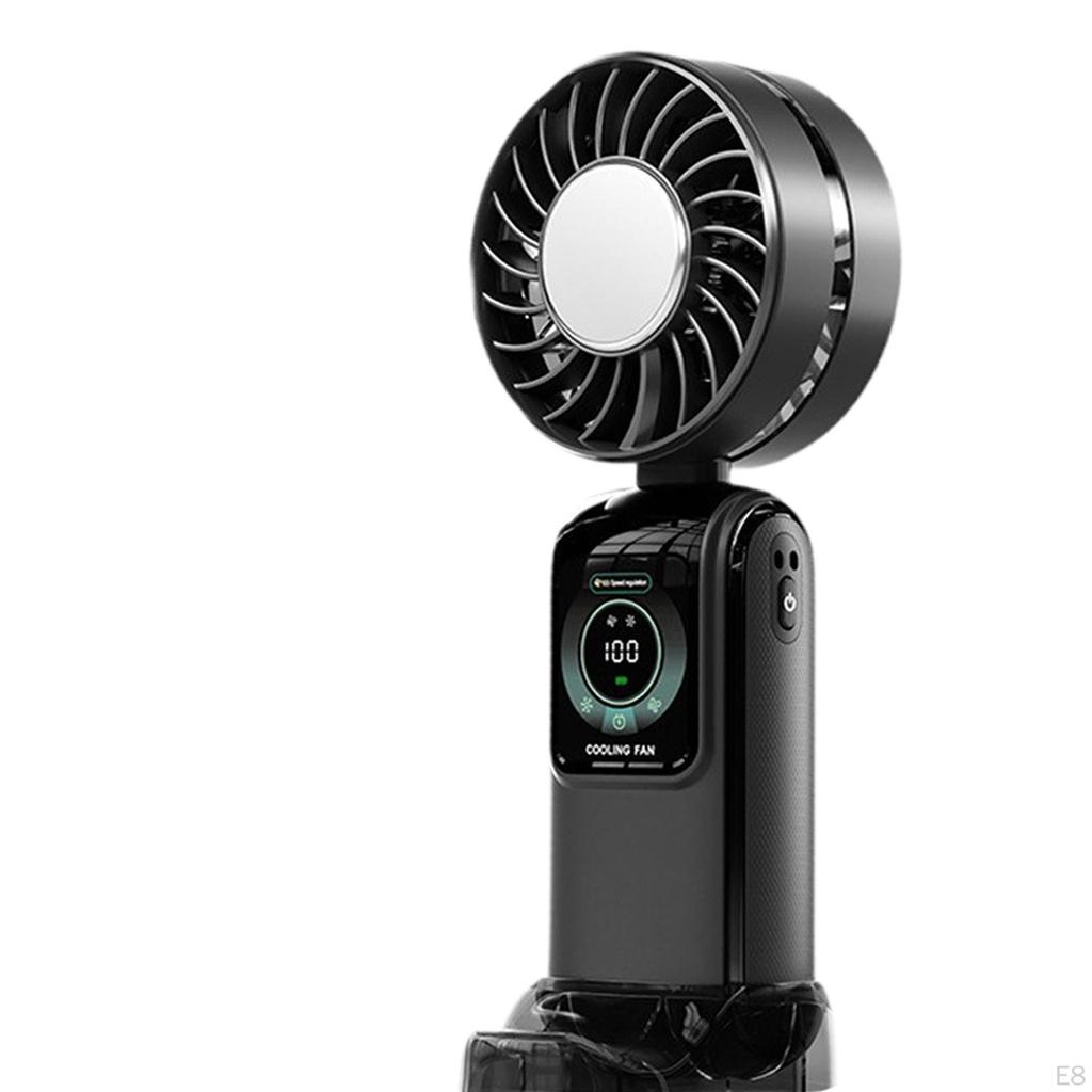 Cooling Fan 100 Adjustable Speed Quiet Desk Table with LED Display Portable for Fitness Camping