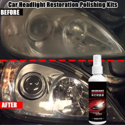YC19 Kits de Pulido para Restauración de Faros de Coche Eliminador de Arañazos para Luces de Coche Pasta Limpiadora Reparadora Faro Anti Oxidación Polis