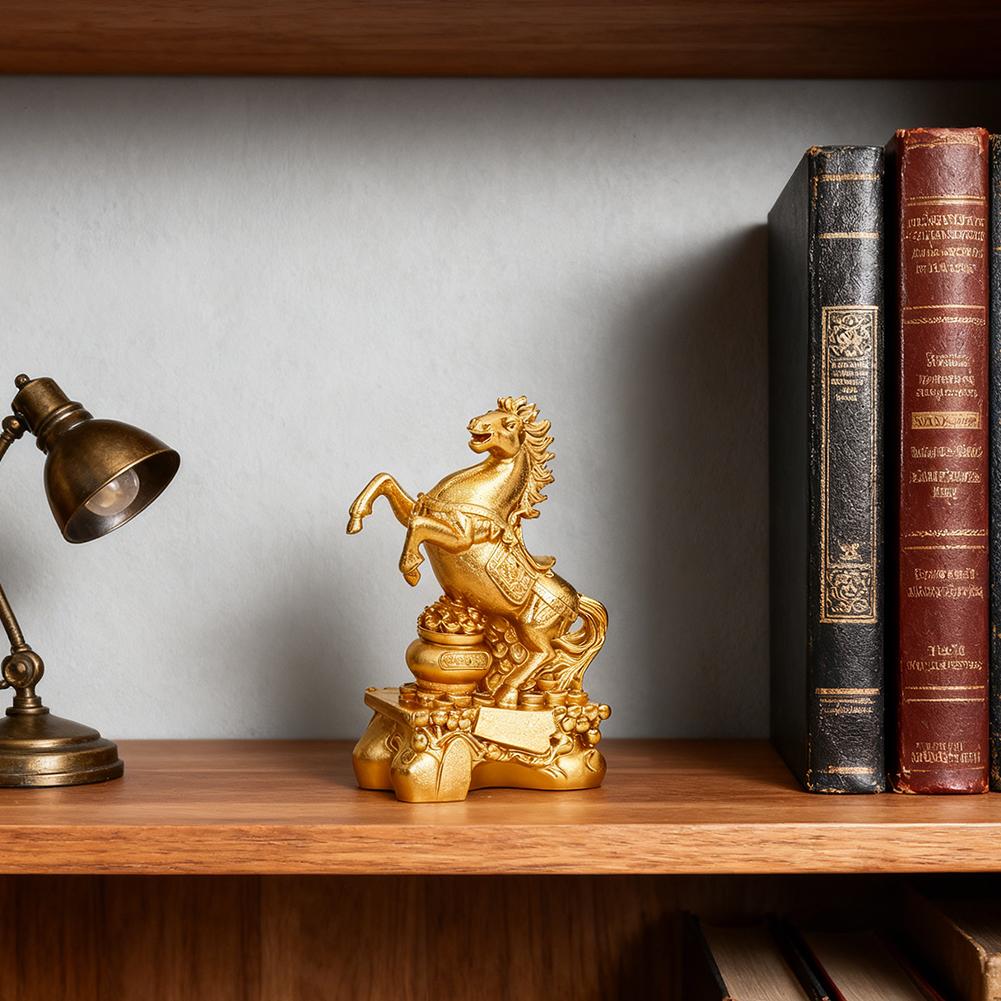 Rearing Horse Figurine Symbol Of Prosperity Charming Ornament Desktop Decorative Statue Decoration Gift Year Of Horse 2026