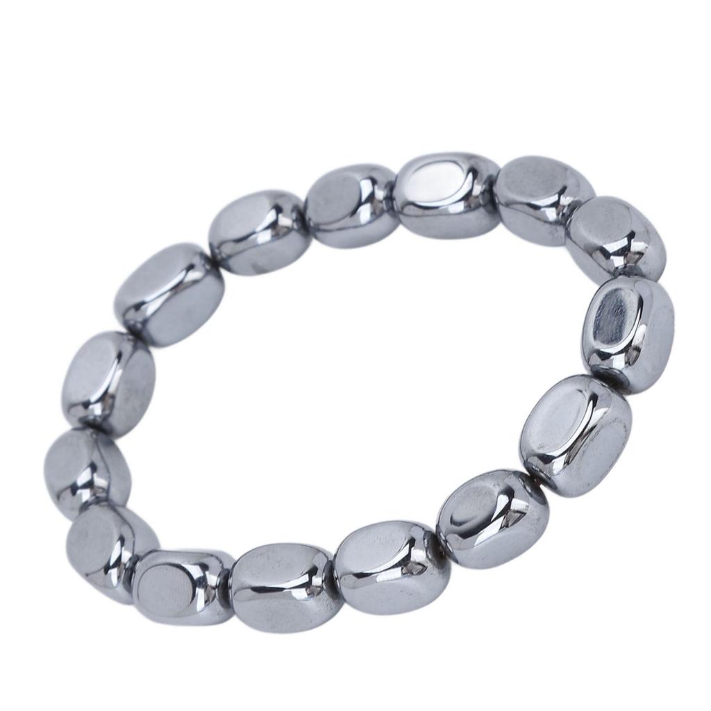 Terahertz náramek Energy Stone Volné elastické přírodní korálky Terahertz náramek pro ženy Muži