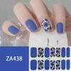 ZA Skin Brightening Waterproof No-Cure Full Cover Gel Nail Wraps, Luxury Minimalist Nail Stickers, Nail Patch Films