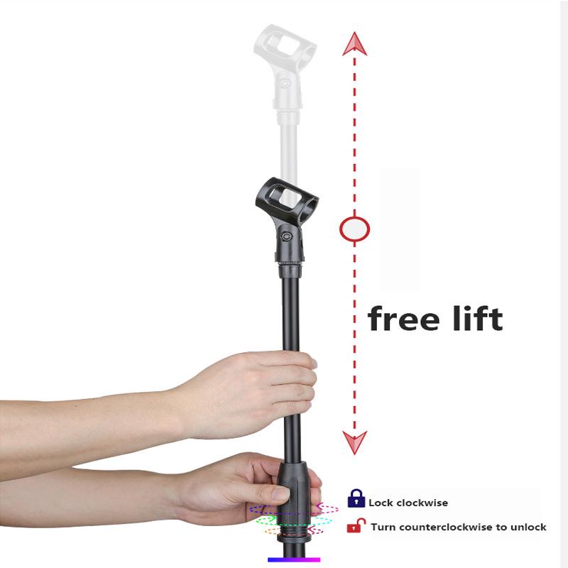 Lekote LKT-811 Two-Section Adjustable Reinforced Nylon Microphone Tripod Stand
