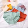 Braguitas de Algodón para Mujer Ropa Interior Femenina Calzoncillos de Color Sólido Lencería Sexy Braguitas para Mujer Calzoncillos Íntimos