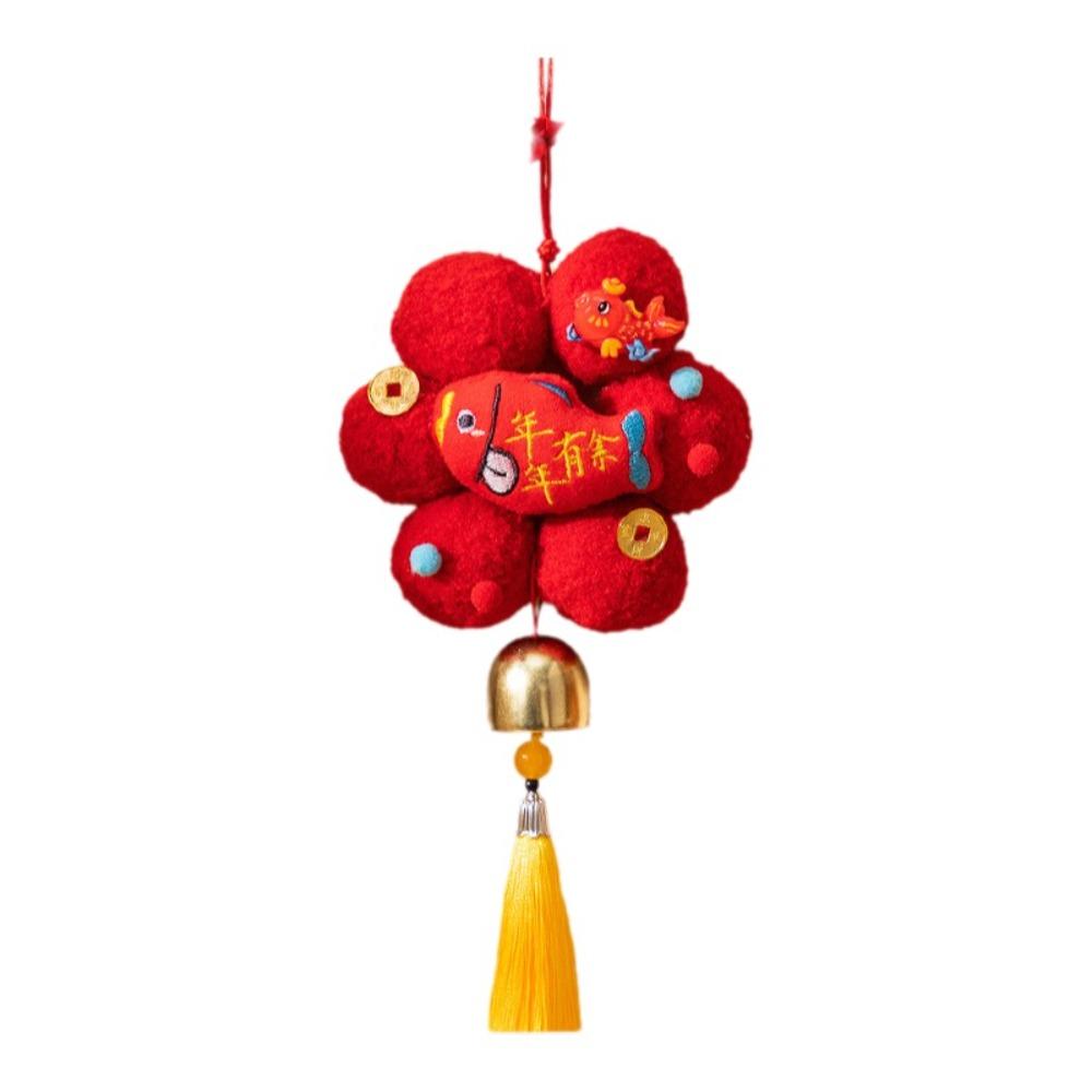 Chinese Zodiac New Year Decoration Handmade Plush Decoration  Atmosphere Decoration