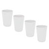 4PCS Imitation Ceramic Water Cup Drinking Mug for   Home Bar Restaurant Supplies