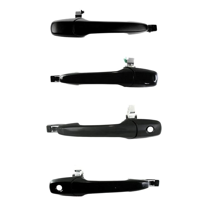 Durable Front & Rear Outside Door Handle 4-Piece Set For Mazda 3, Mazda 6, CX7, CX9, RX-8