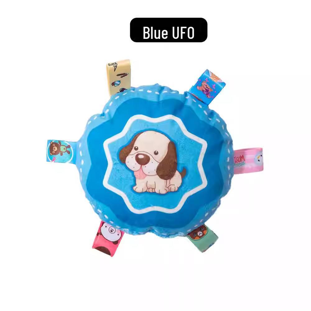 

Interactive Plush Frisbee: Self-Entertaining, Teething-Resistant Dog Toy for Boredom Relief and Tug-of-War Fun