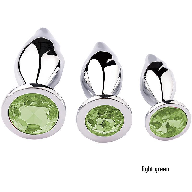G-Spot Rear Garden Metal Butt Plug: Unisex Adult Flirting Toy