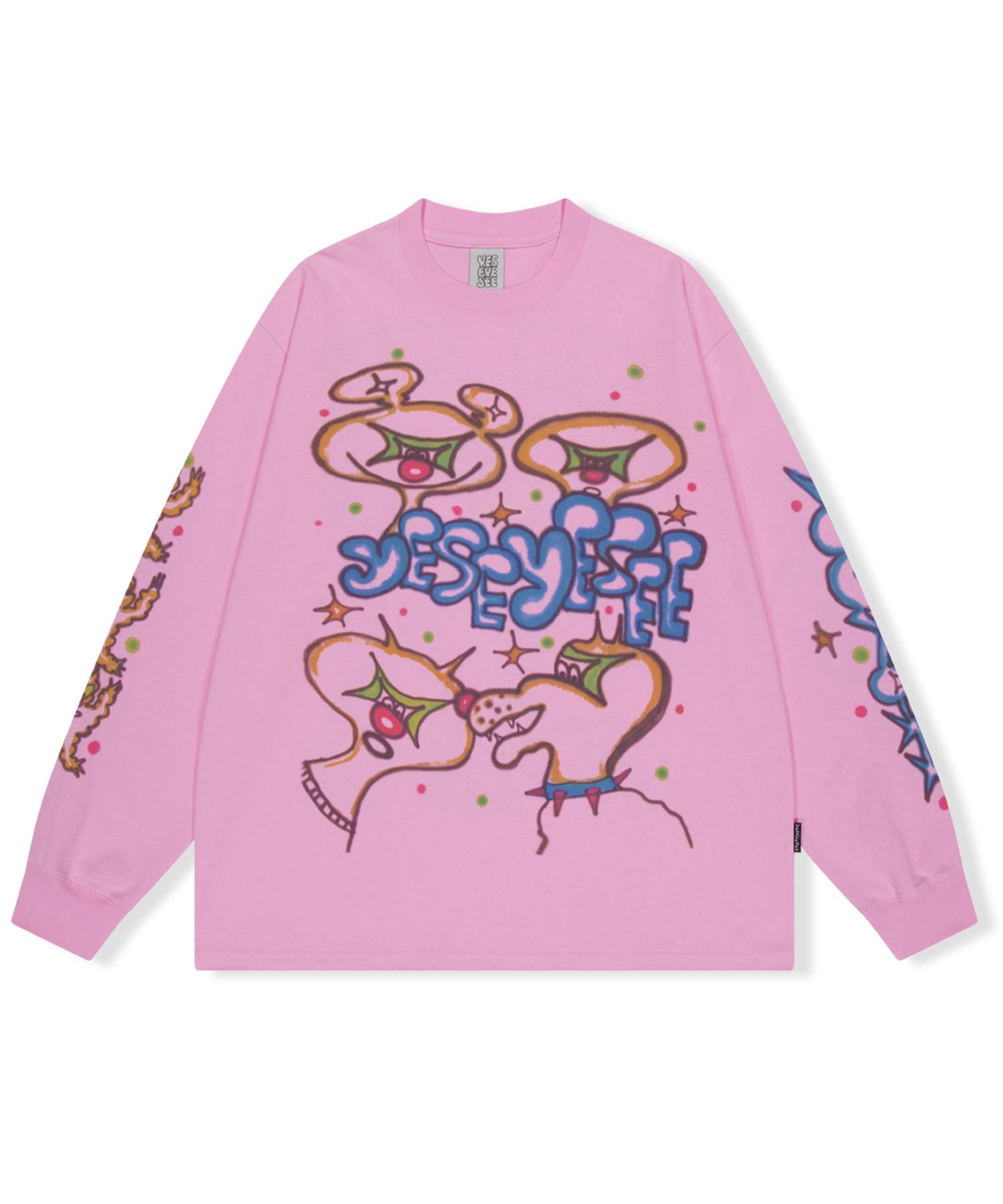 Yes Ic Tulrexx Air Brushed L/S Pink S