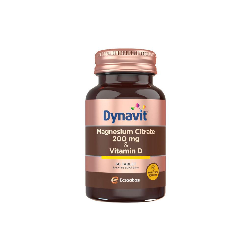 Citrat de magneziu 200 Mg Vitamina D / 60 Tb
