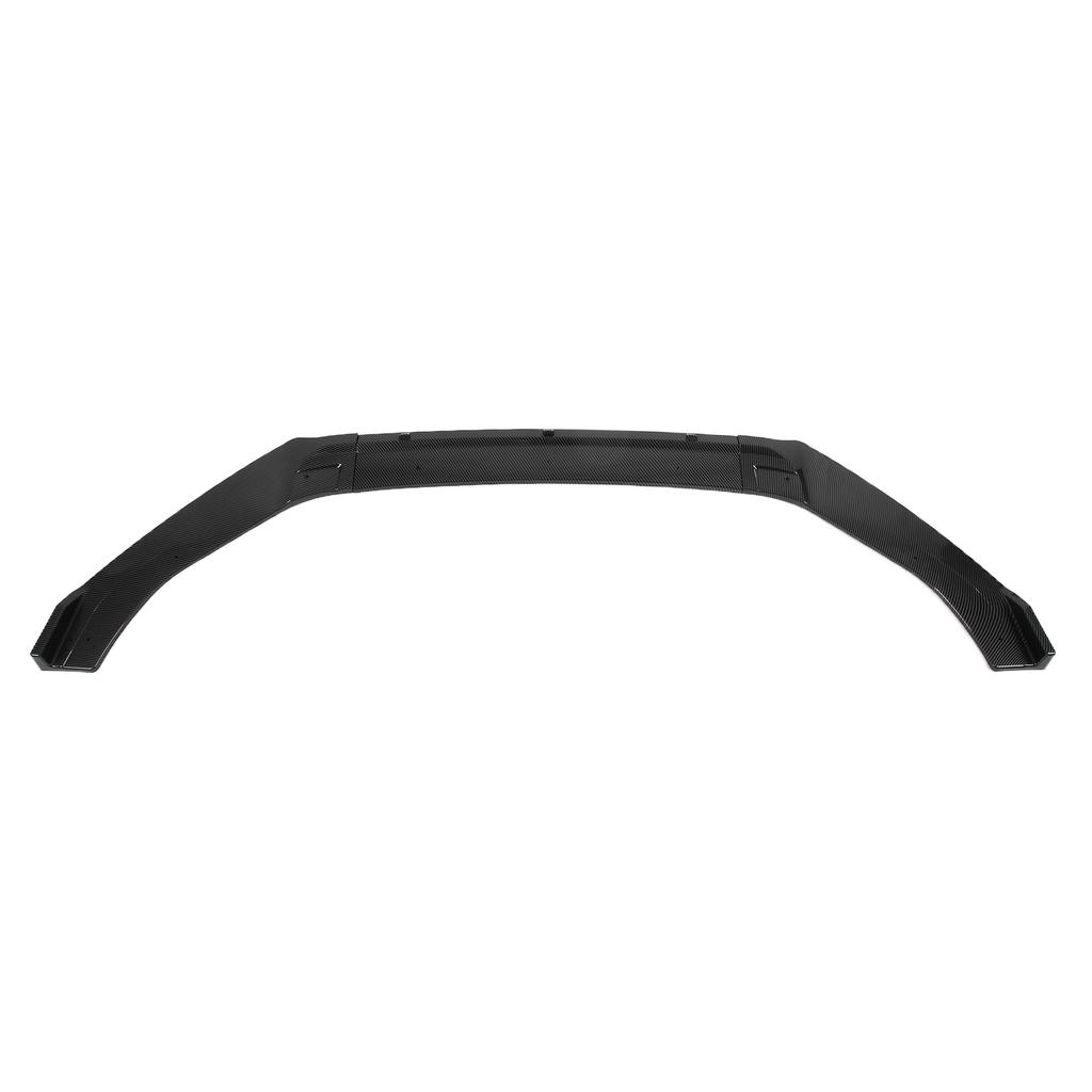 3 Sections Front Bumper Splitter Lip Spoiler Replacement for MK7 MK7.5 GTD R 2013‑2020Carbon Fiber Look