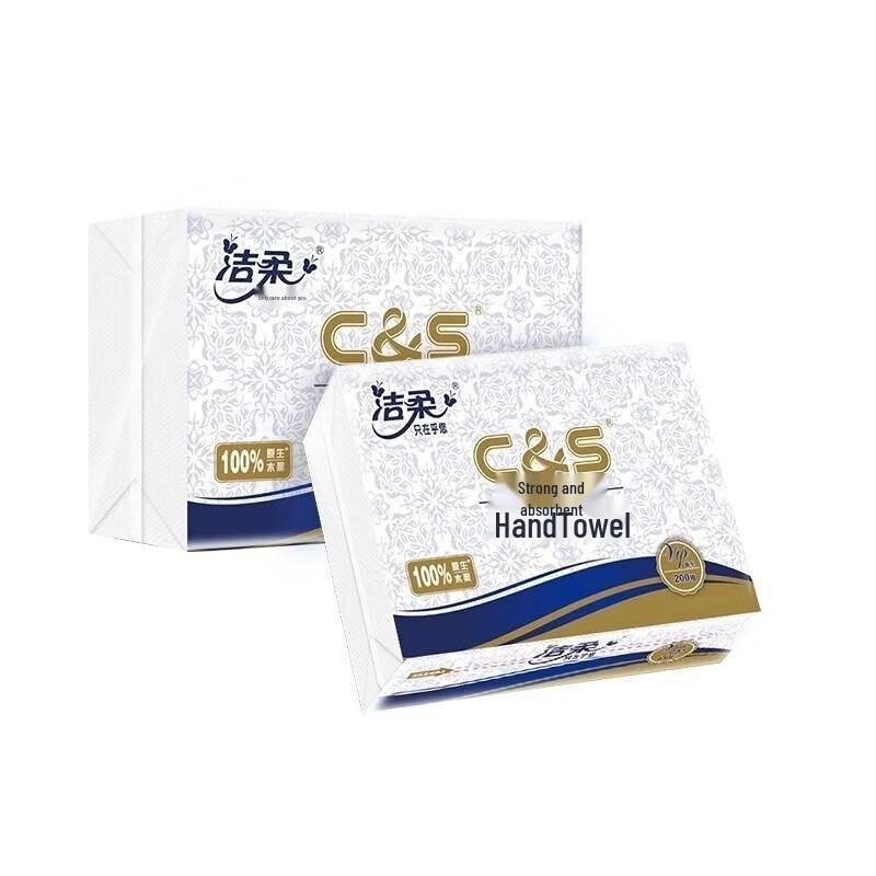 Jie Rou C&S JC003-20A Heavy Duty 3-Fold Hand Towels, 10 Packs
