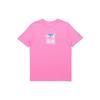 Li Ning T Shirts Men's Morning Dawn Red Crew Neck Moderate Straight Fit AHSQ661-3
