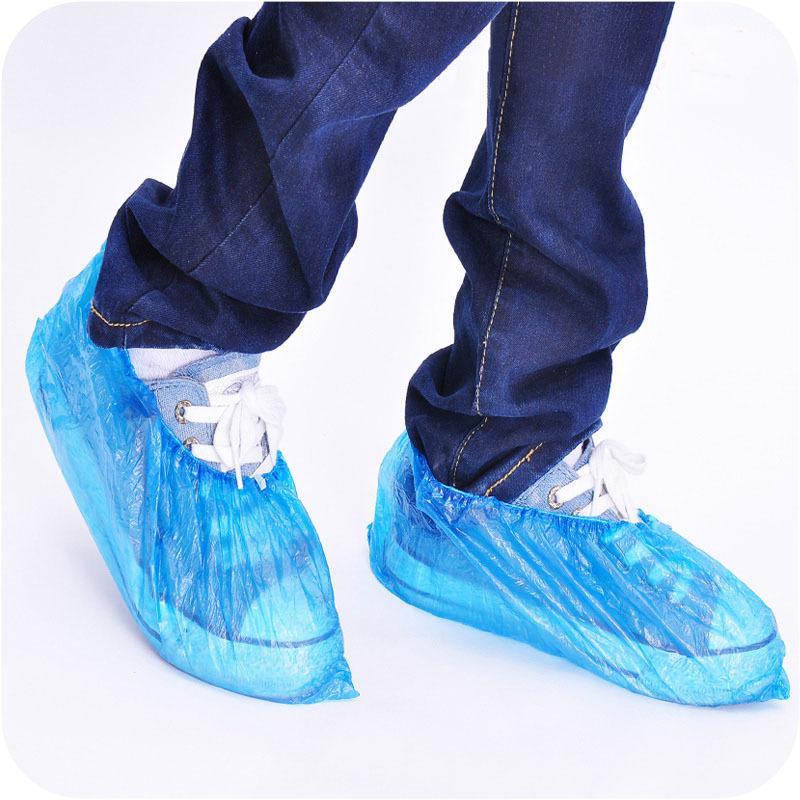 100pcs Disposable Boots And Shoes Covers, Non-Slip Waterproof Shoes Cover For Indoors, Suitable For Kids And Adults For Household, Office