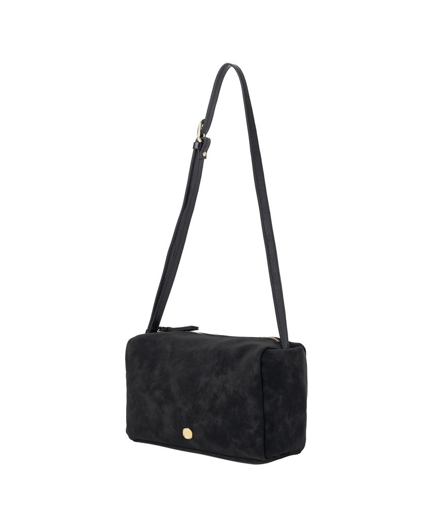 Tooamo Bella Nubuck Box Bag Black