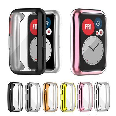 Pełna ochrona ekranu do zegarka Huawei Fit Galwanizowana obudowa ochronna TPU Shell Cover do zegarka Huawei Watch Fit Special Edition